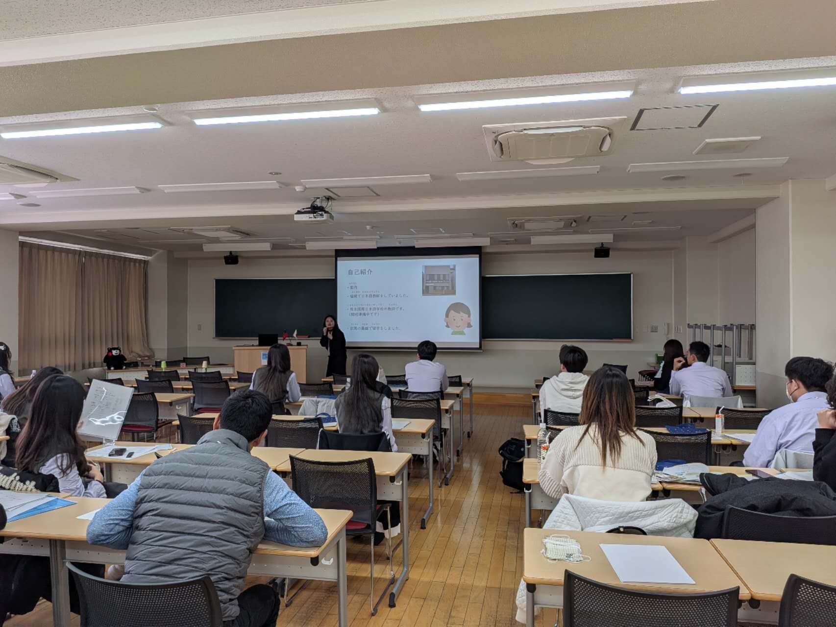 台湾の高校生向け日本語講座の様子1